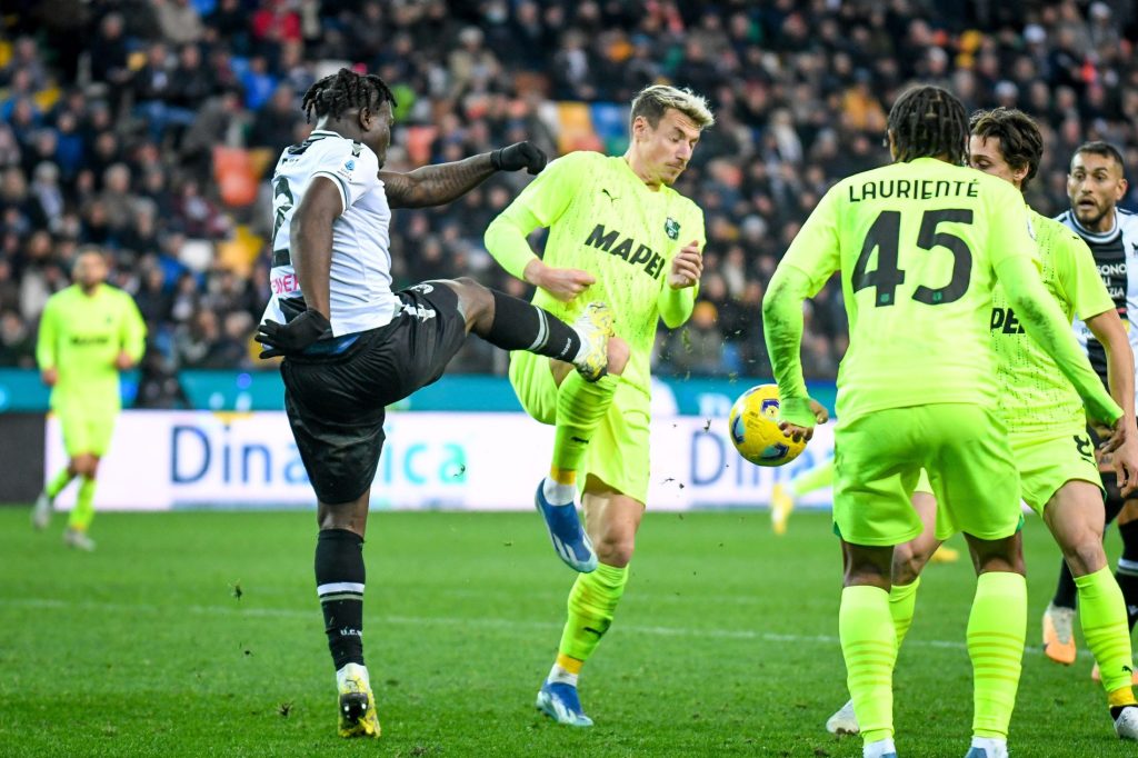 dove vedere udinese-sassuolo